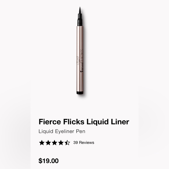 ⭐️ 3 for $22 - Ciaté Fierce Flicks Precision Tip Liquid Liner, Black, FULL, NEW - Picture 2 of 5